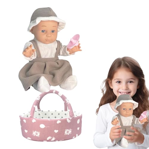 Liqzirtu Reborn-Puppen-Set, simulierte Reborn-Puppe | Simuliertes Puppenspielzeug-Set für Kleinkinder – sichere und geruchlose Reborn-Puppe für den Tag, den Urlaub und Weihnachten von Liqzirtu