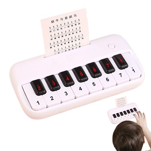 Taschenklavier – Musikspielzeug, Lerninstrument, Tragbares 15-Tasten-Keyboard | Reise-Klavier für Kinder Mädchen 3-6 Jahre, Zuhause, Schule, Draußen Taschenklavier – Musikspielzeug, Lerninstrument, Tragbares 15-Tasten-Keyboard | Reise-Klavier für Kinder Mädchen 3-6 Jahre, Zuhause, Schule, Draußen von Liqzirtu