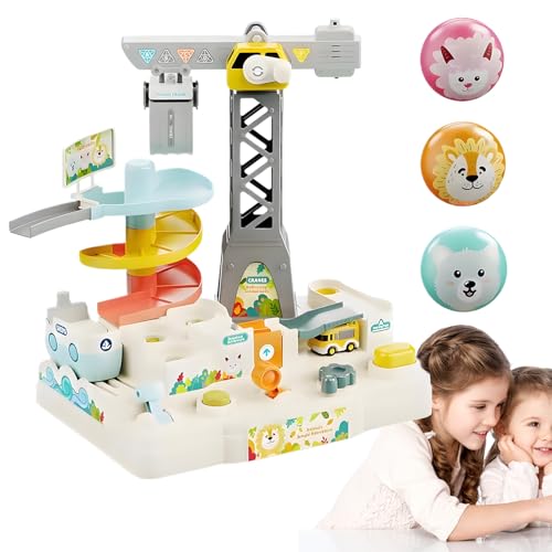 Tiermotiv Bahnspiel - Kreatives Abenteuerspielzeug für Kinder | Interaktive Sichere Rennbahn, Perfekt für, Mädchen, Geburtstagsgeschenk, Weihnachten, Ostern, Feier Tiermotiv Bahnspiel - Kreatives Abenteuerspielzeug für Kinder | Interaktive Sichere Rennbahn, Perfekt für, Mädchen, Geburtstagsgeschenk, Weihnachten, Ostern, Feier von Liqzirtu