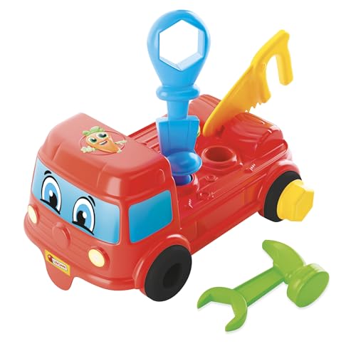 Lisciani - CAROTINA Baby Edu Shapes - Mein erster LKW - Lernspiel ab 10 Monaten - Farben & Formen Lernen - Mit 3 Werkzeugen & 6 Zubehörteilen - Fördert Sinneswahrnehmung & Motorik für Babys ab 1 Jahr Lisciani - CAROTINA Baby Edu Shapes - Mein erster LKW - Lernspiel ab 10 Monaten - Farben & Formen Lernen - Mit 3 Werkzeugen & 6 Zubehörteilen - Fördert Sinneswahrnehmung & Motorik für Babys ab 1 Jahr von Liscianigiochi