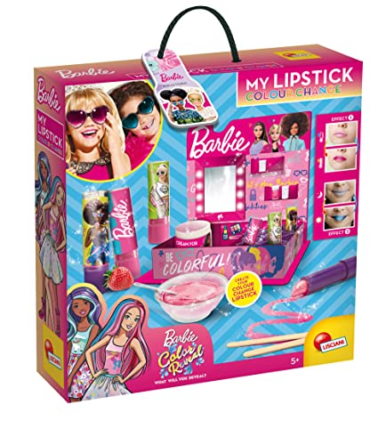 Lisciani - BARBIE My Lipstick Colour Change - Kreatives und unterhaltsames Spiel - Spielset - Erstellung von Lippenstiften, die die Farbe ändern - Für Mädchen ab 5 Jahren von Liscianigiochi