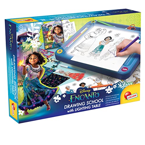 Liscianigiochi 98255 Disney Drawing School with Lightning Table, Encanto Zeichentablett, M von Liscianigiochi