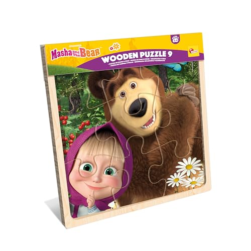 Lisciani - Holzpuzzle MASHA UND MICHKA - Für Kinder ab 1 Jahr - 9 Teile aus Holz - Leicht zusammensetzbares Puzzle - Sehr große Teile - Babyspielzeug Entwickelt Feinmotorik - Ab 12 Monate Lisciani - Holzpuzzle MASHA UND MICHKA - Für Kinder ab 1 Jahr - 9 Teile aus Holz - Leicht zusammensetzbares Puzzle - Sehr große Teile - Babyspielzeug Entwickelt Feinmotorik - Ab 12 Monate von Liscianigiochi