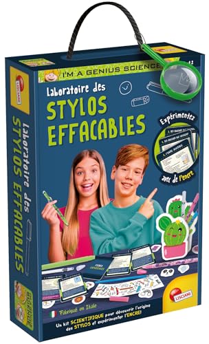 Lisciani – I'm A Genius – Labor für radierbare Stifte – Set mit wissenschaftlichen Experimenten für Kinder von 7 – 12 Jahren – Wissenschafts-Set für Kinder – pädagogische Aktivität – Chemie-Box Lisciani – I'm A Genius – Labor für radierbare Stifte – Set mit wissenschaftlichen Experimenten für Kinder von 7 – 12 Jahren – Wissenschafts-Set für Kinder – pädagogische Aktivität – Chemie-Box von Liscianigiochi