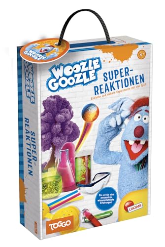 Lisciani - WOOZLE GOOZLE Superreaktionslabor Ab 8 Jahren - 30 Chemie-Experimente Für Zuhause - Wissenschaftsset Kinder - Mit Sicherheitszubehör & Anleitung - Geschenk Für Junge Forscher Lisciani - WOOZLE GOOZLE Superreaktionslabor Ab 8 Jahren - 30 Chemie-Experimente Für Zuhause - Wissenschaftsset Kinder - Mit Sicherheitszubehör & Anleitung - Geschenk Für Junge Forscher von Liscianigiochi