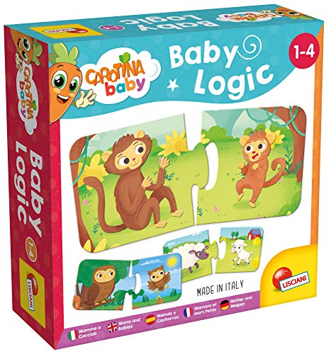 Liscianigiochi 80038 Welpe Carotina, Logikspiel Jungen, Baby Logik Mütter und Ihre Kleinen von Liscianigiochi