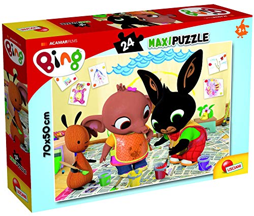 Liscianigiochi 81202 bing Puzzle 24 stücke – Art Attack, SUPERMAXI von Liscianigiochi