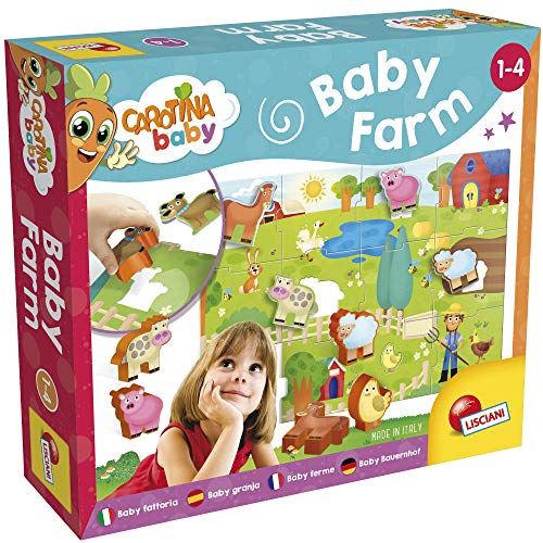 Carotina Baby Baby Farm, Puzzle 18p - der Bauernhof von Liscianigiochi