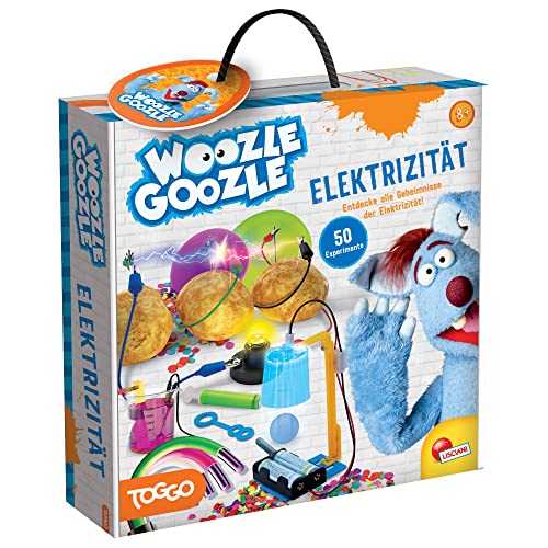 Lisciani - Woozle Goozle ELEKTRIZITÄT - Über 50 Wissenschaftliche Experimente zur Elektrizität - Wissenschafts-Kit mit Enthaltenem Material - Lernspiel für Kinder von 8, 10, 12 Jahren von Liscianigiochi