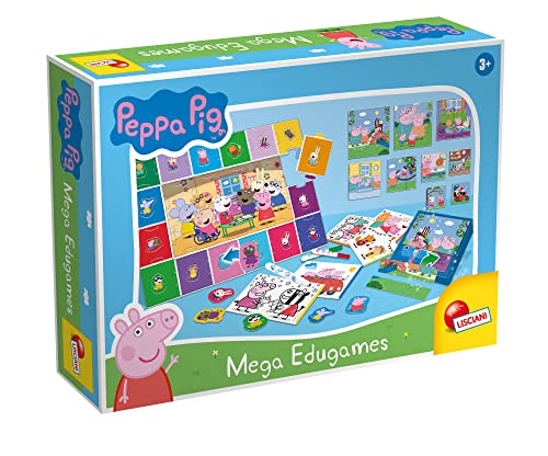 Lisciani – PEPPA PIG – Lerntisch für Babys ab 2 Jahren – Große Spielesammlung für die Kleinsten – Fördert Koordination und motorische Fähigkeiten – Mehrfarbig von Liscianigiochi