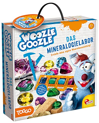 Lisciani - WOOZLE GOOZLE - Das Mineralogielabor - Entdeckung von Mineralien - Pädagogisches Wissenschaftsspiel - Felsen und Kristalle - Für Kinder ab 8 Jahren von Lisciani