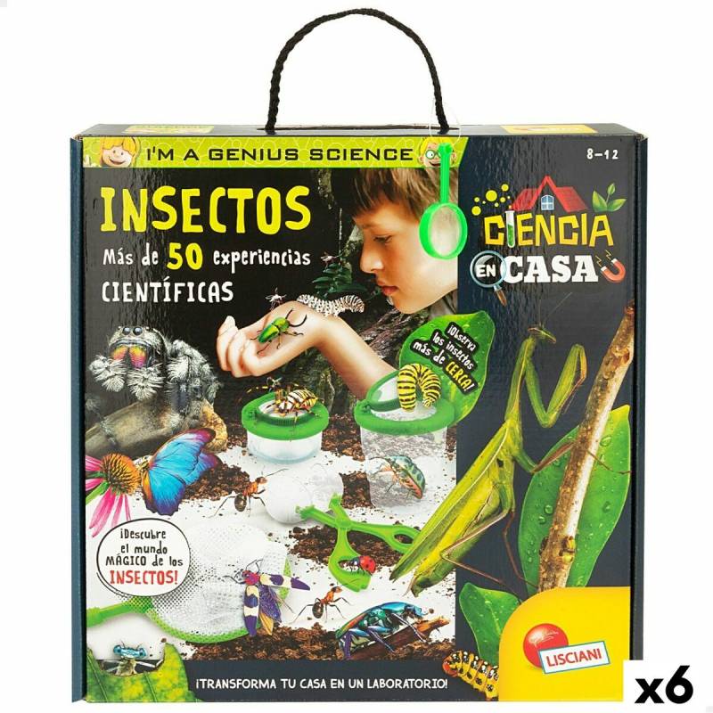 Wissenschaftsspiel Lisciani Insectos ES (6 Stück) von Lisciani