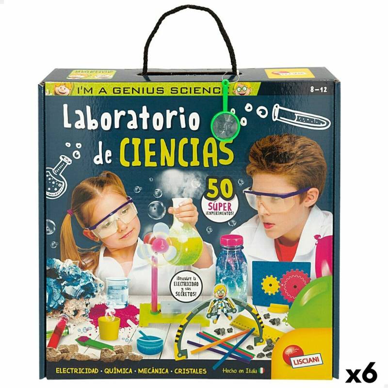 Wissenschaftsspiel Lisciani Laboratorio ES (6 Stück) von Lisciani