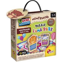 Montessori Wood Puzzle Luna Park von LiscianiGiochi