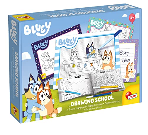 Liscianigiochi 99382 Drawing School, Bluey Mal und Zeichen-Schule von Liscianigiochi