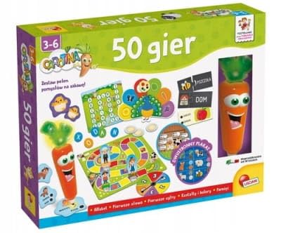 Carotina 50 Spiele Lisciani Lernset von Liscianigiochi