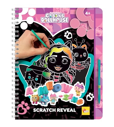 Gabby's dollhouse sketchbook a-meow-zing scratch reveal in display 12 von Liscianigiochi