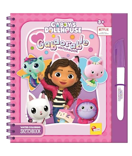 Gabby's dollhouse sketchbook gabdorable waterbook in display 8 von Liscianigiochi