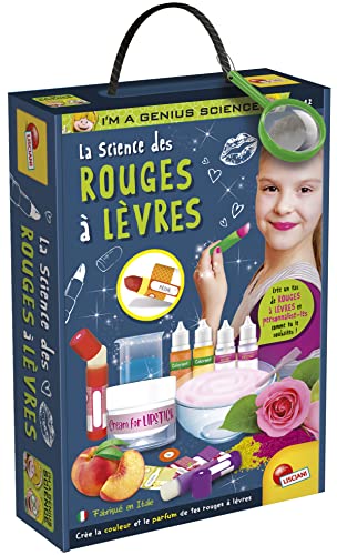 I'm A Genius LA SCEINCE des Rouges A LEVRES, reichhaltiges Material des Laboratoire – natürliche und ungiftige Wachsen – natürliche Aromen, ab 7 Jahren von Liscianigiochi