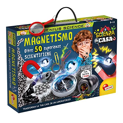 LISCIANI- I'm a Genius Wissenschaft im Haushalt, Magnetismus, Hufeisen, Magnetscheiben, Mehrfarbig, 97517 von Liscianigiochi