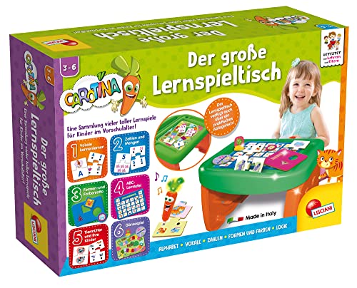 Lisciani Karotine 54305 Der große Lernspieltisch, Mehrfarbig, Large von Liscianigiochi