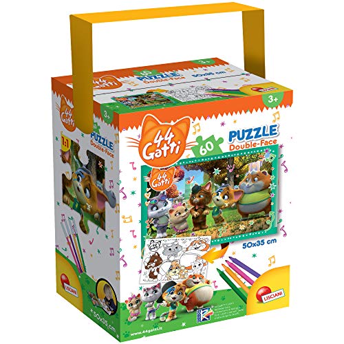 Lisciani 76604 Katzen 44 Cats Eyes Puzzle, Memory mit Jungtieren, 60 Stück von Liscianigiochi