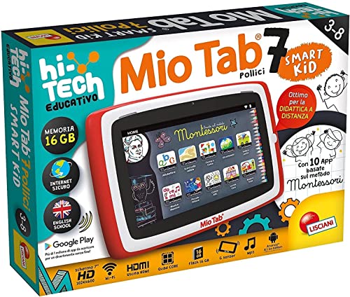 Lisciani 89048 Giochi Mio Tab 7 Zoll Smart Kid 2021, Mehrfarbig von Liscianigiochi