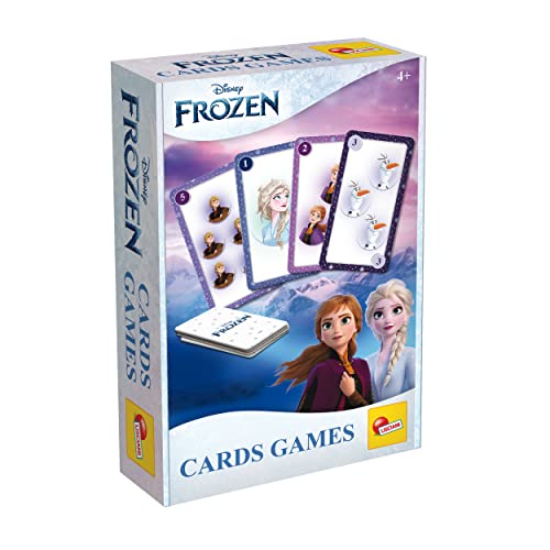 lisciani 92109 Eiskönigin-Riesige Frozen-Spielkarten für Kinder ab 3 Jahren-6 verschiedene Auswahl-20 Karten pro Packung-2 Spieler oder mehr-Hergestellt in Italien, multicolor von Liscianigiochi