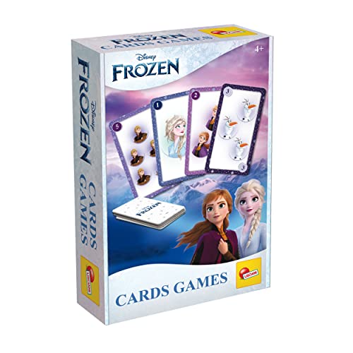 Liscianigiochi 92109 Lisciani-Die Eiskönigin-Riesige Frozen-Spielkarten für Kinder ab 3 Jahren-6 Verschiedene Auswahl-20 Karten pro Packung-2 Spieler oder mehr-Hergestellt in Italien, Multicolor von Liscianigiochi