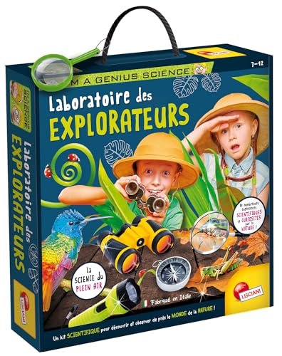 Lisciani – I'm A Genius – LABORATOR DER PLORATOR – Wissenschaftliches Experimentier-Set für Kinder ab 7 Jahren – Entdecken und Beobachten der Natur – Zubehör & Karten inklusive – hergestellt in von Liscianigiochi