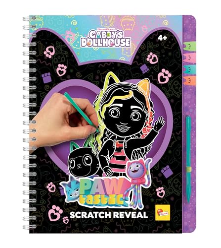 Gabby's dollhouse sketchbook pawtastic scratch reveal in display 12 von Liscianigiochi