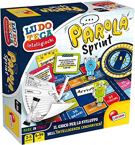 Lisciani Giochi, Ludoteca Intellispiele, Wort Sprint, Farbe, 88973 von Liscianigiochi