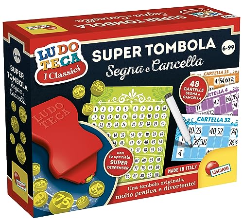 Lisciani Giochi 102686 LudoTECA Super Tombola Markierungszeichen und Löscher von Liscianigiochi