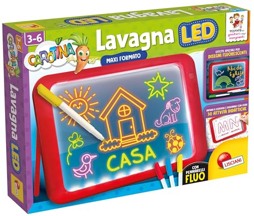 Lisciani Giochi - 77441 Kinderspiel Carotina LED Tafel 2019 von Liscianigiochi