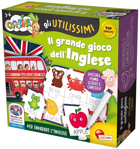 Lisciani Giochi - Carotina GLI Utililissimo Il Grande gioco del Englisch von Liscianigiochi