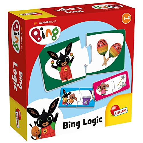 Liscianigiochi - BING Officiel - Jeu Educatif Baby Logic - pour Enfant dès 1 an - Puzzle Bébé avec Pièces Renforcées - Jeu Memory - Développe Attention, Mémoire et Logique von Liscianigiochi