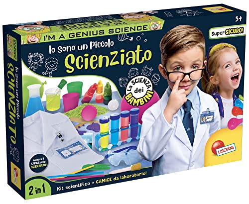 Liscianigiochi, I'm a Genius Ich Bin EIN Wissenschaftler, Messbecher, Messbecher, Messbecher, Messbecher, Pinzette, Pipetten, Messlöffel, Mehrfarbig, 97418 von Liscianigiochi