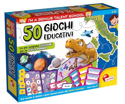 Lisciani Giochi - I'm a Genius Sammlung 50 Lernspiele von Liscianigiochi