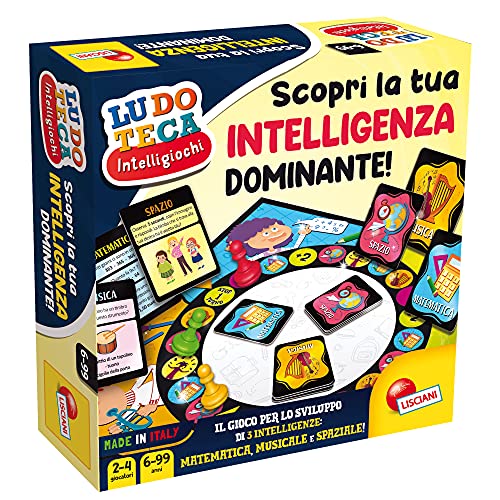 Lisciani Giochi – Ludoteca Intelligiochi Dominante Intelligenzspiel, Farbe: 89185 von Liscianigiochi