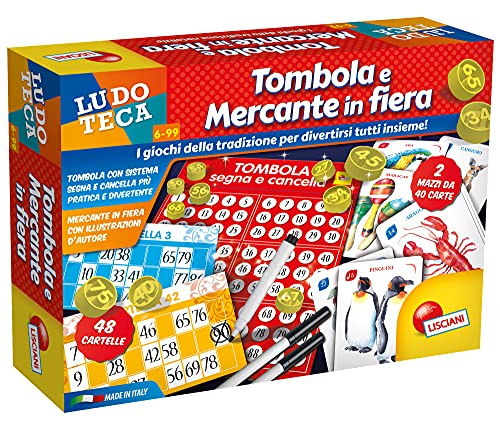 Lisciani Giochi - Ludoteca Tombola Markierung und Kaufmann auf der Messe, Farbe, 89161 von Liscianigiochi