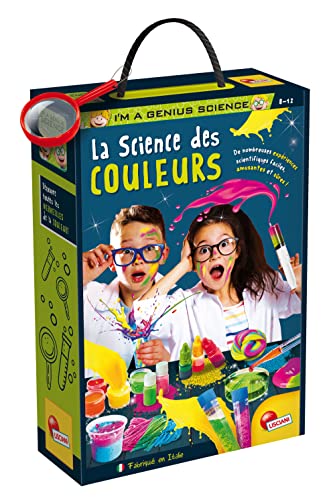 Lisciani I'm A Genius LABORATORIO Die Wissenschaft der Farben, entdeckt die Chemie, die die Farbe wechselt, in Aller Sicherheit und mit Einfachheit, ab 7 Jahren von Liscianigiochi