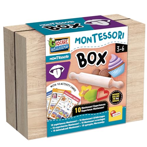 Lisciani - Montessori Box: Geschmack - Sensorisches Geschmackskit für Kinder ab 3 Jahren - Erkundung der Geschmacksrichtungen - Geschmackserweckung - Montessori-Ansatz - Bildungsspiel für Kinder Lisciani - Montessori Box: Geschmack - Sensorisches Geschmackskit für Kinder ab 3 Jahren - Erkundung der Geschmacksrichtungen - Geschmackserweckung - Montessori-Ansatz - Bildungsspiel für Kinder von Liscianigiochi
