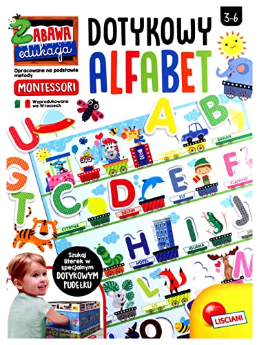 Lisciani Montessori Touch Alphabet, Buchstaben Lernen, Eintritt zum Lesen und Schreiben, Kinderspiel, 3+ Lisciani Montessori Touch Alphabet, Buchstaben Lernen, Eintritt zum Lesen und Schreiben, Kinderspiel, 3+ von Liscianigiochi