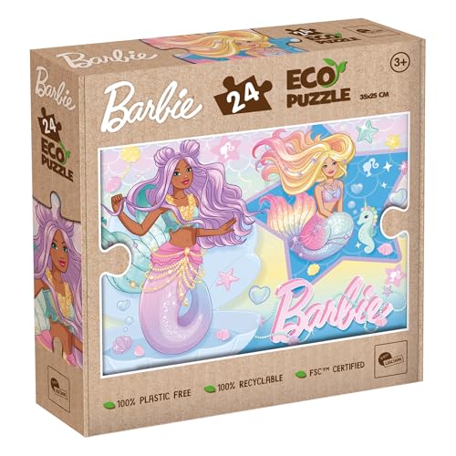Lisciani - Puzzle Barbie - 24 Teile Doppelseitiges Puzzle für Kinder ab 3 Jahren - Rückseite Zum Ausmalen - Format 25x35 cm - 100% Recyclebar - Lernspiel und Kreativität - Geschenkidee Geburtstag Lisciani - Puzzle Barbie - 24 Teile Doppelseitiges Puzzle für Kinder ab 3 Jahren - Rückseite Zum Ausmalen - Format 25x35 cm - 100% Recyclebar - Lernspiel und Kreativität - Geschenkidee Geburtstag von Liscianigiochi