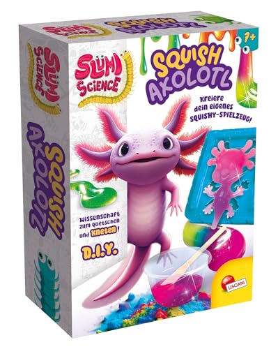 Lisciani - SLUMI Science Squish Axolotl – DIY Wissenschaftsset ab 7 Jahren – Squishy selber Machen mit Farben & Formen – Chemie Experiment Kinder – Spielzeug gegen Stress – Kreatives Bastelset Lisciani - SLUMI Science Squish Axolotl – DIY Wissenschaftsset ab 7 Jahren – Squishy selber Machen mit Farben & Formen – Chemie Experiment Kinder – Spielzeug gegen Stress – Kreatives Bastelset von Liscianigiochi
