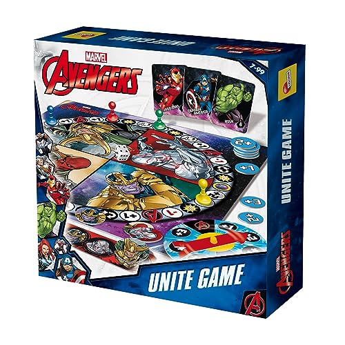 Lisciani - Spiel Avengers - Brettspiel im Wettbewerb - Besiegen Thanos - Metall-Box - Mit Familie oder Freunden spielen - 2 Spieler oder mehr - Für Kinder ab 7 Jahren von Liscianigiochi