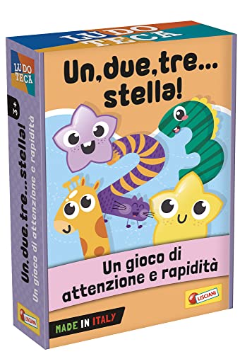 Lisciani Spiele Ludoteca Die Karten der Kinder 123 Stern, 100569 von Liscianigiochi