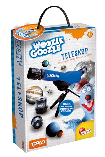 Lisciani - WOOZLE GOOZLE Teleskop Für Kinder Ab 7 Jahren - Astronomie Lernspielzeug Mit Zoom x20 x30 x40 - Beobachtung Von Natur Und Sternen - Mit Tischstativ & Handbuch - Geschenkidee Ab 7 Lisciani - WOOZLE GOOZLE Teleskop Für Kinder Ab 7 Jahren - Astronomie Lernspielzeug Mit Zoom x20 x30 x40 - Beobachtung Von Natur Und Sternen - Mit Tischstativ & Handbuch - Geschenkidee Ab 7 von Liscianigiochi