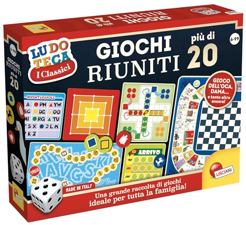 Liscianigiochi, Ludoteca Spiele Gesammelt Mehr als 20, Farbe, 89154 von Liscianigiochi