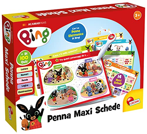 Liscianigiochi 100422 Lisciani Giochi Bing Stift Maxi Karten, Mehrfarbig, S von Liscianigiochi